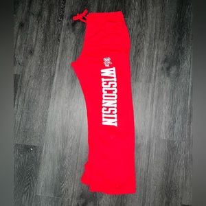 Women’s Red Wisconsin Sweatpants
